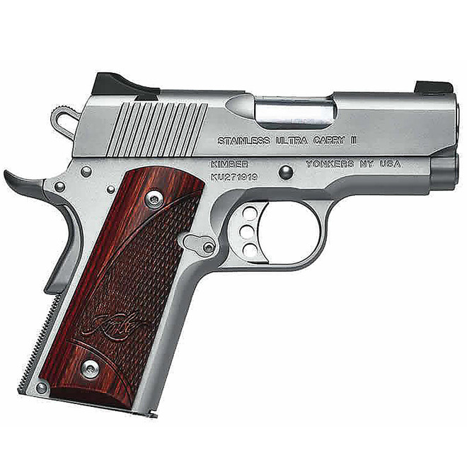 Kimber Stainless Ultra Carry II 45 ACP 3" Barrel