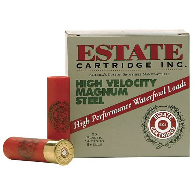 Estate HVST1235SF1 High Velocity 12 Gauge 3.5 1 38 oz 1 Shot 25 Box