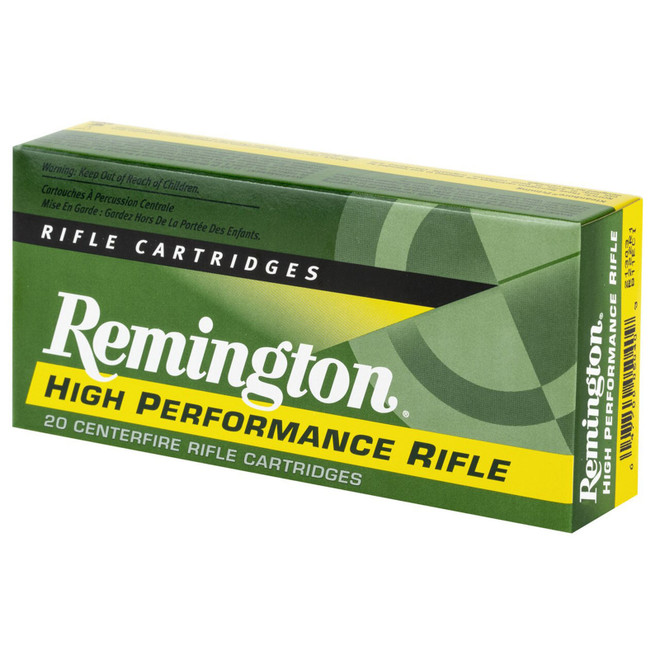 Remington Ammunition R223R1 High Performance 223 Rem5.56NATO 55 GR Pointed Soft Point PSP 20 Box