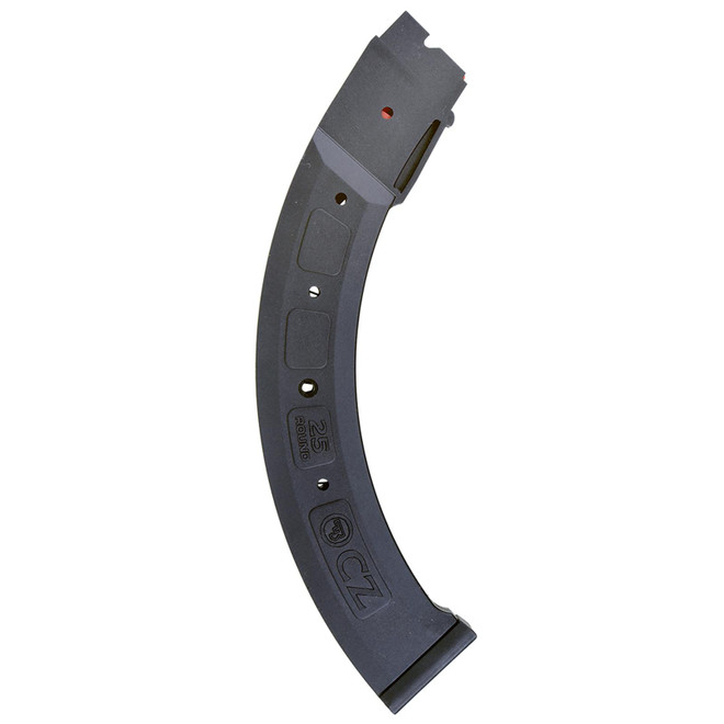 CZ 12020 CZ 455/512 22 LR 25 Round Polymer Black Finish Magazine
