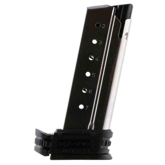 Springfield Armory XDS4007 XD-S 40 S&W 7 rd Silver Finish Magazine