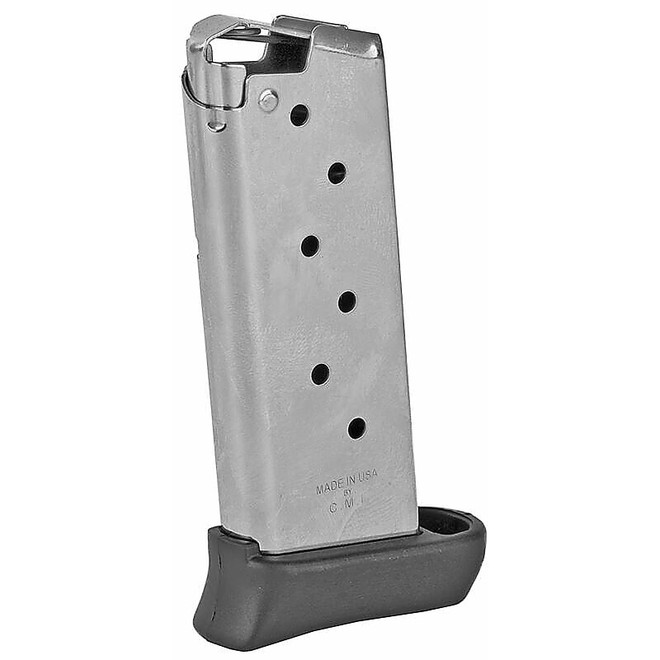 Springfield Armory PG6907 911 9mm Luger 7rd Stainless Stainless Steel Magazine