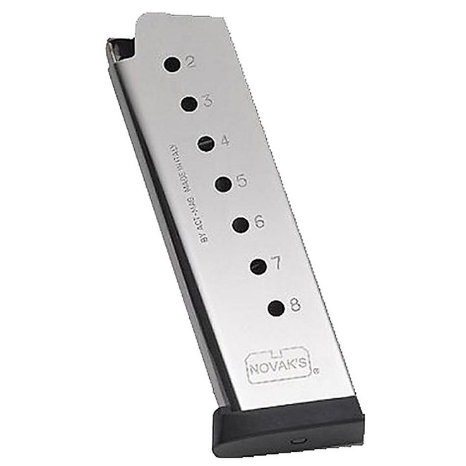 Sig Sauer MAG191198 1911 9mm Luger 8 Round Stainless Steel Finish Magazine