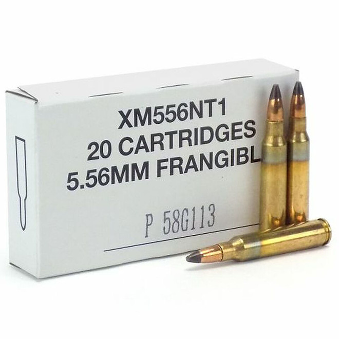 Federal 5.56 50 Grain Frangible SP Non-Toxic XM556NT1 Federal Lake City - 20 Rounds