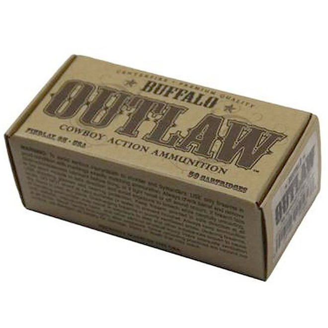Buffalo Cartridge Outlaw 38 Special 125gr Lead Round Nose Flat Point 50rd/Box