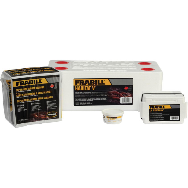 Frabill Habitat Deluxe Worm Storage Kit