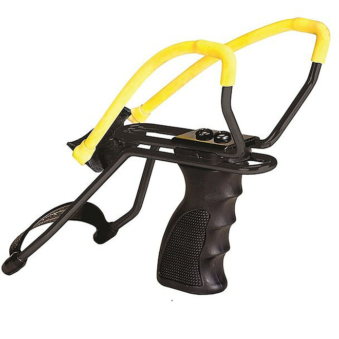 Daisy P51 Slingshot Kit Model 8153 Yellow Black 8 Inch