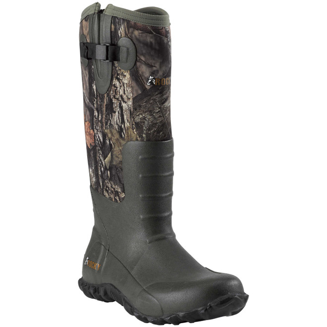 Rocky Mens 16" Core Waterproof Rubber Knee Boots