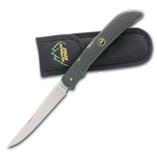 Outdoor Edge FB-1 Fish and Bone Folding Boning/Fillet Knife 5" Blade Length