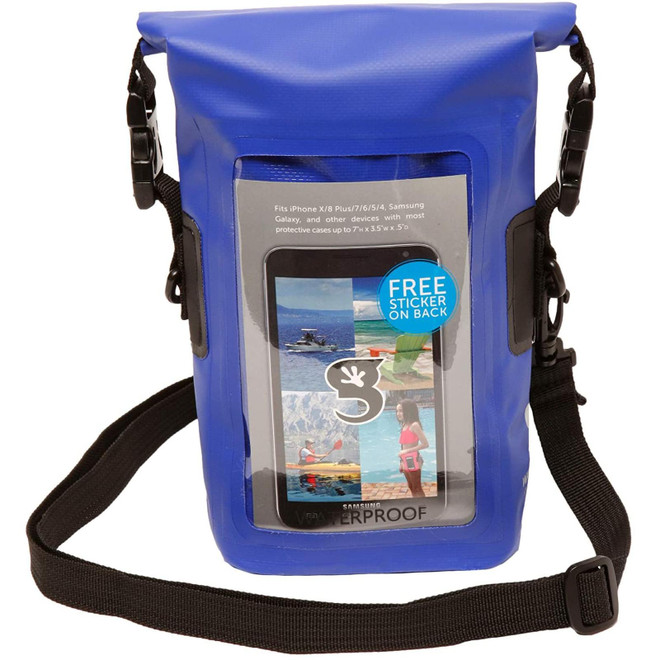 Geckobrands Waterproof Phone Tote Dry Bag w/Strap