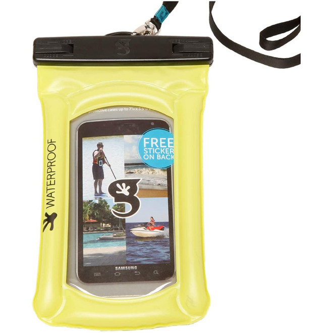 Geckobrands Waterproof Float Phone Bag- Green
