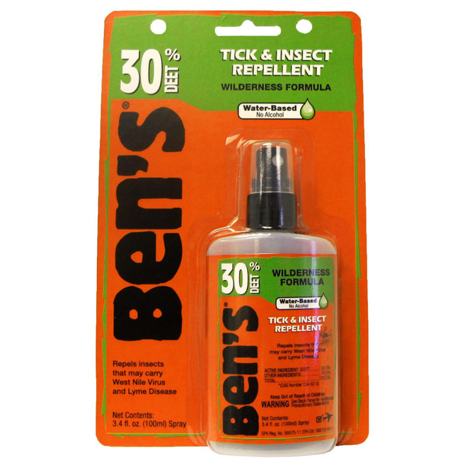 BEN's 30% Deet Tick & Insect Repellent