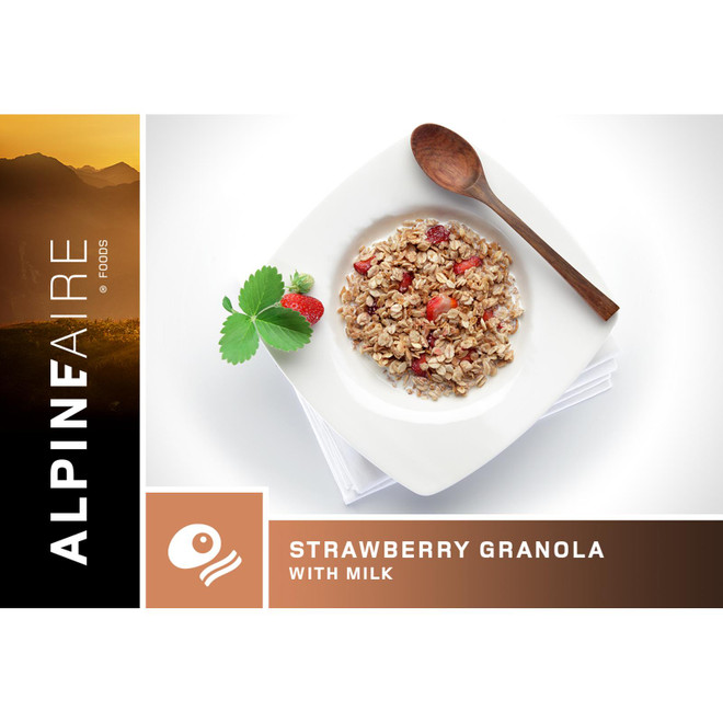 Alpineaire Foods Strawberry Granola W/Milk