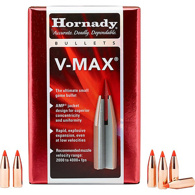 HORNADY 22606 20 CAL .204 40 GR V-MAX 250 CT.