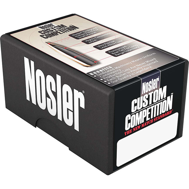 NOSLER 44847 45CAL (.451) 185GR CUSTOM COMPETITION JHP 250 CT.
