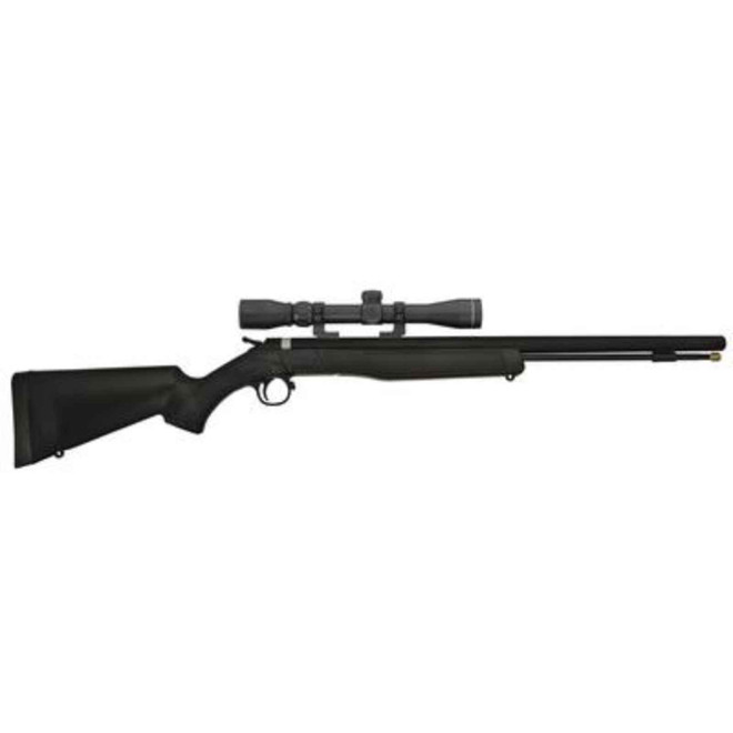 Cva Wolf 209 Muzzleloader .50 Caliber 24 Inch Blued Barrel Ambidextrous Composite Stock Black Finish With 3-9x32mm Scope