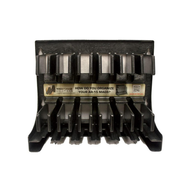 MagStorage Solutions AR-15 Magazine Organizer Polymer Black