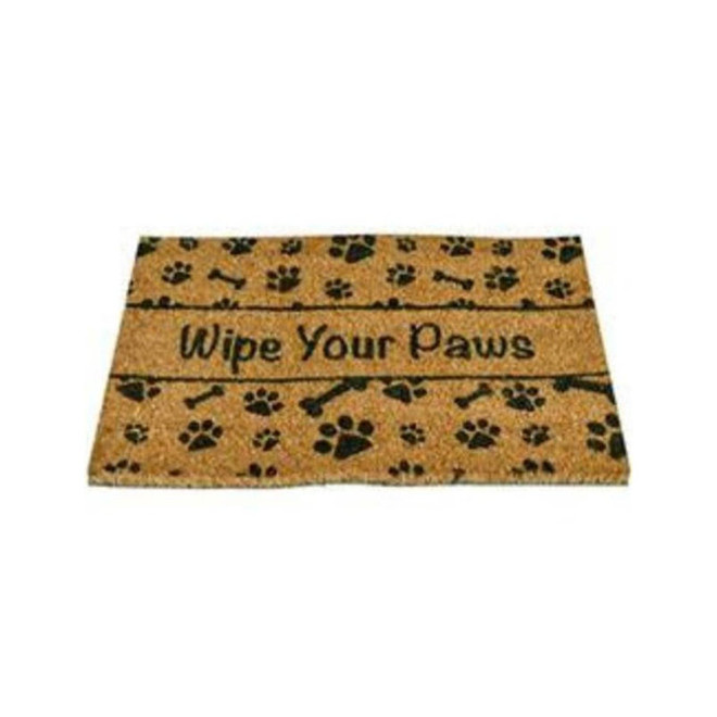 Ninamar Door Mat Wipe Your Paws Natural Coir - 75 cm x 44 cm