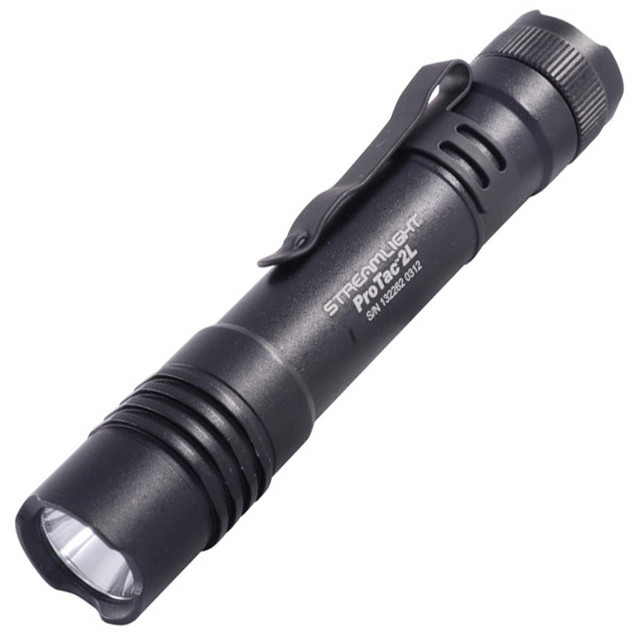 Streamlight ProTac 2L Flashlight LED with 2 CR123A Batteries Aluminum Black