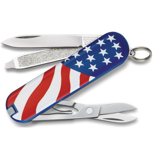 Victorinox Swiss Army Classic SD Folding Pocket Knife 7 Function SS Blade