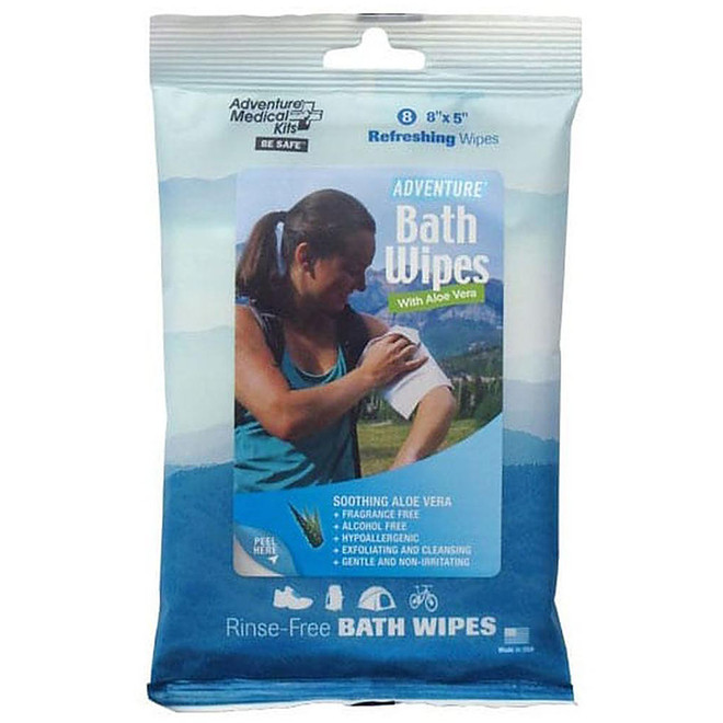 Adventure Medical Kits Small Hygiene Hand/Field Wipes Pack of 8