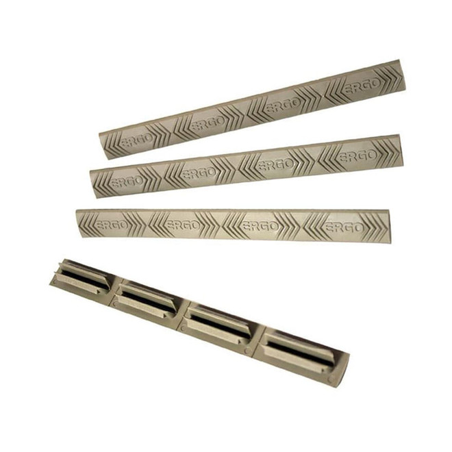 ERGO WedgeLok M-LOK Slot Cover Polymer Flat Dark Earth Package of 4