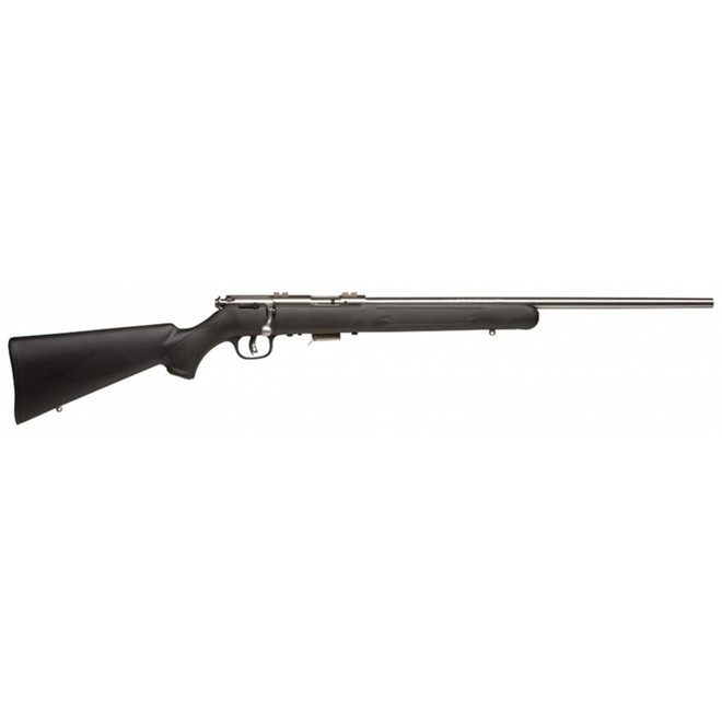 Savage Mark II FSS Rifle 22 Long Rifle 21" Stainless, Black