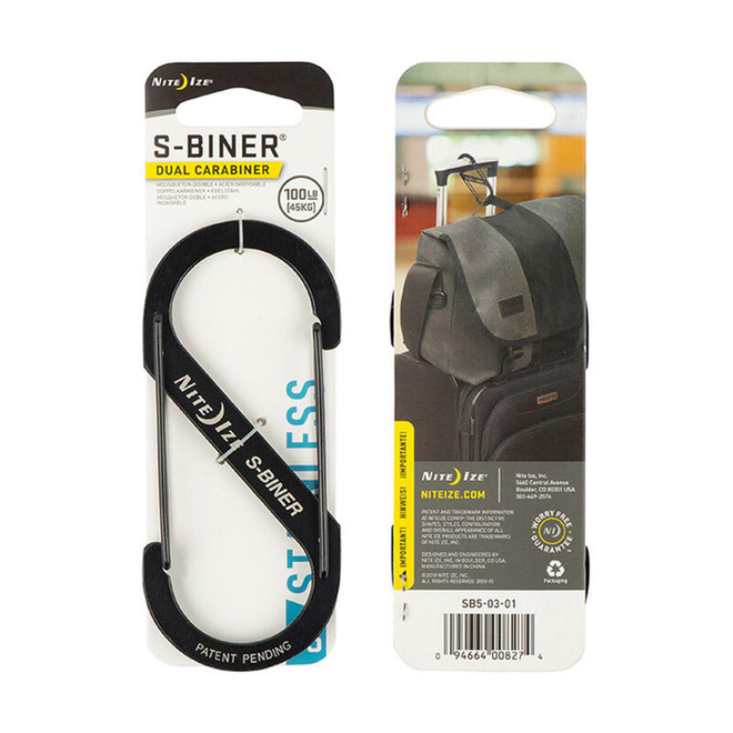 Nite Ize S Biner Carabiner Size 5 Black