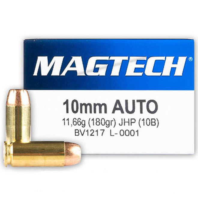 Magtech 10mm Auto 180GR JHP 50 Rounds
