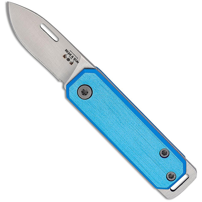 Bear And Son 109 Slip Joint Folder Blue