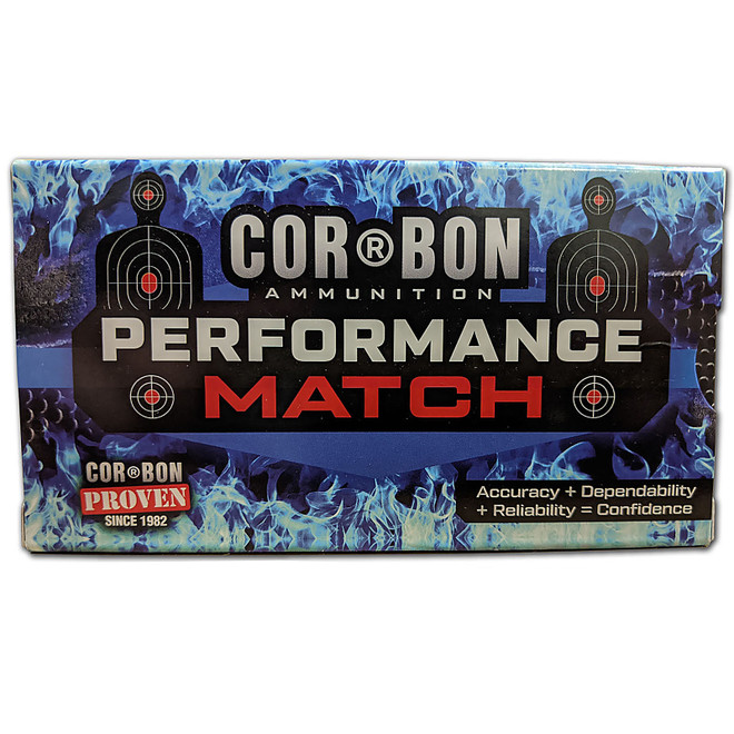 Cor-Bon Ammo 300 AAC Blackout 150GR FMJ 20 Rounds