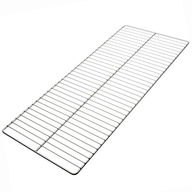 Rome's Pioneer Large Camp Grill, Chrome Plated Steel, 12-Inch x 28-Inch