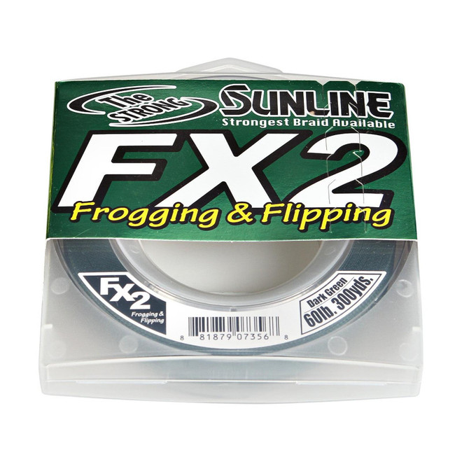 Sunline FX2 Braided Line Dark Green 50lb 125yd