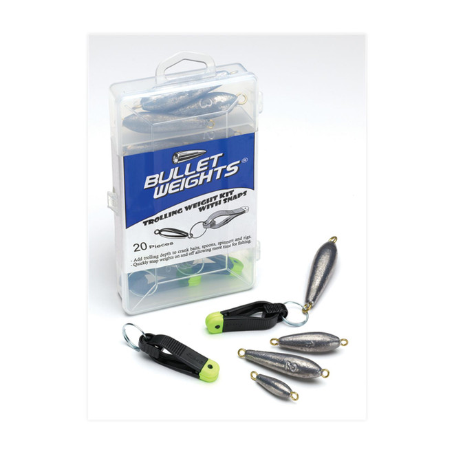 Bulllet Weights Trolling Weight & Snap Kit