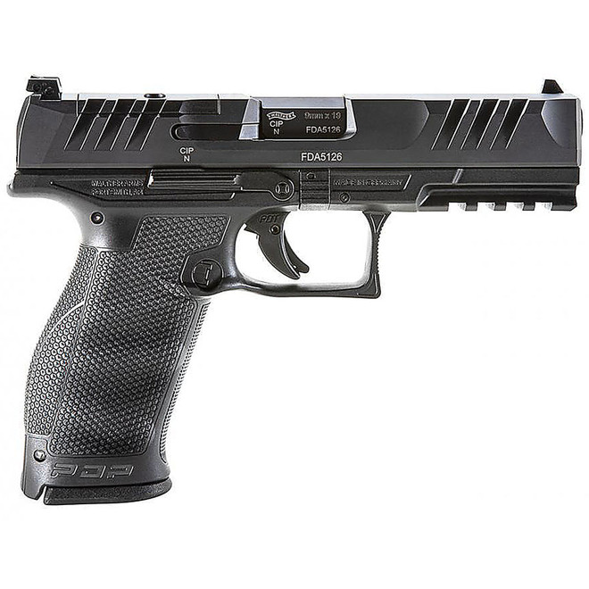 Walther WAL PDP FS 9MM 5" 18RD OPTIC RDY BLK