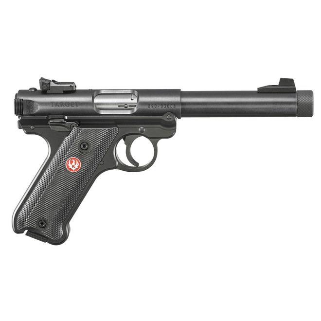 Ruger Mark IV Target 22LR Rimfire Pistol with Threaded Barrel