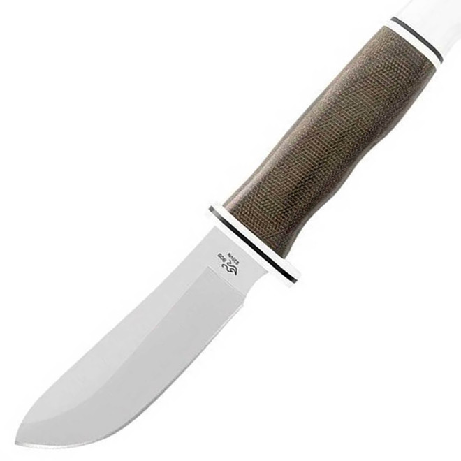 Buck Knifes 103 Skinner Pro Fixed Blade Knife 4" Skinner S35VN Satin Blade Micarta Handle Green