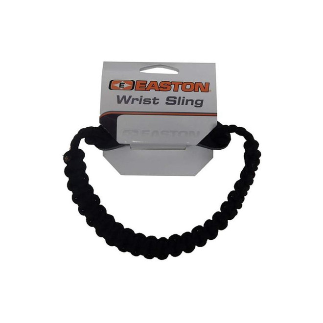 Easton Archery Wrist Sling Diamond Paracord Wide Braid Black