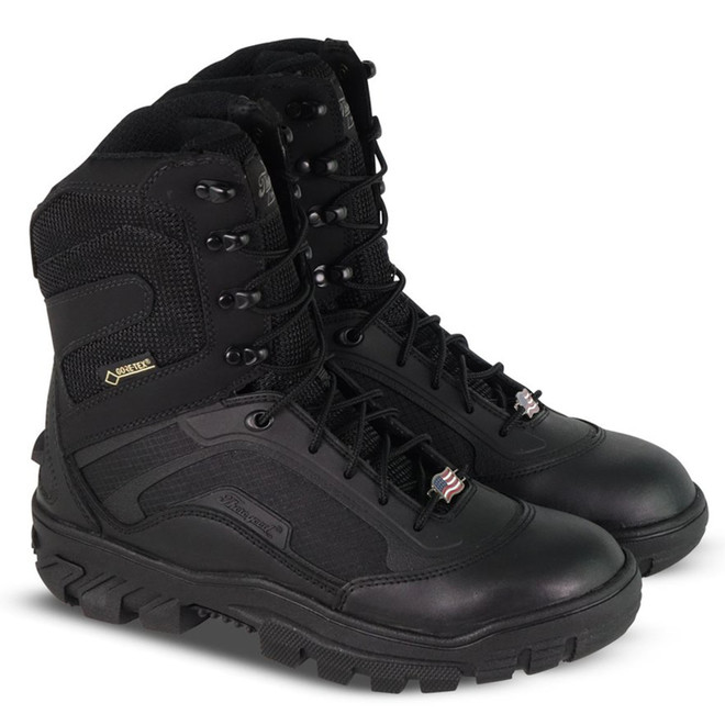 Thorogood Mens Veracity GTX Waterproof 8 Inch Black Boots 834-6018