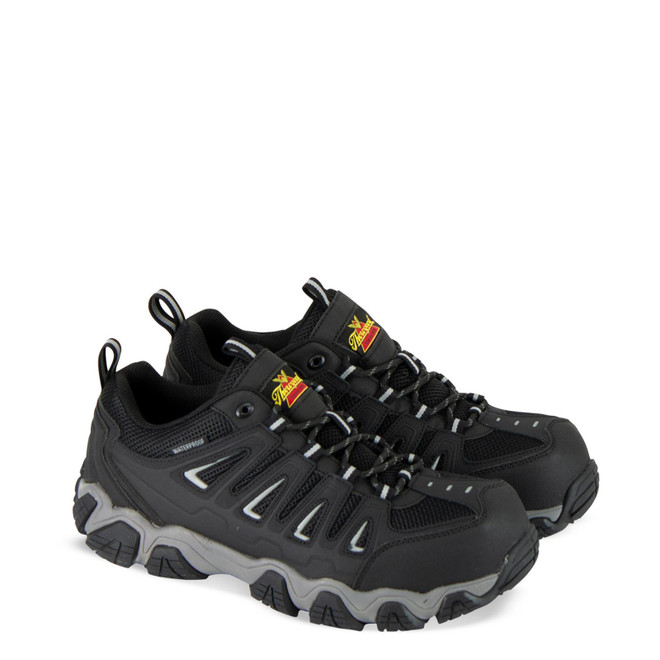 Thorogood DG Crosstrex WP Oxford Safety Toe Hiker Black Boots 804-6293