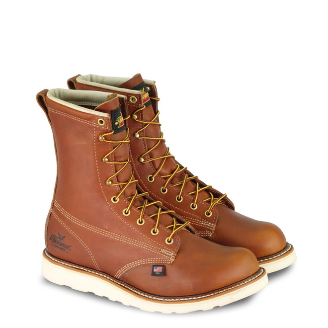 Thorogood Mens American Heritage 8" Tobacco Safety Toe MWB 804-4364