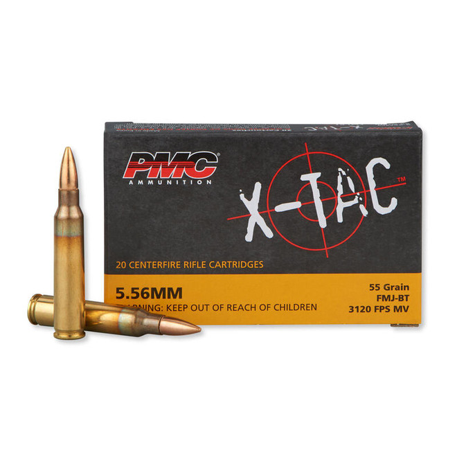 PMC X-TAC XM193 5.56 NATO 55 Grain FMJ 20 Rounds