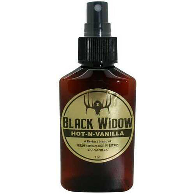 Black Widow Hot-N-Vanilla Deer Lure Northern 3 oz bottle