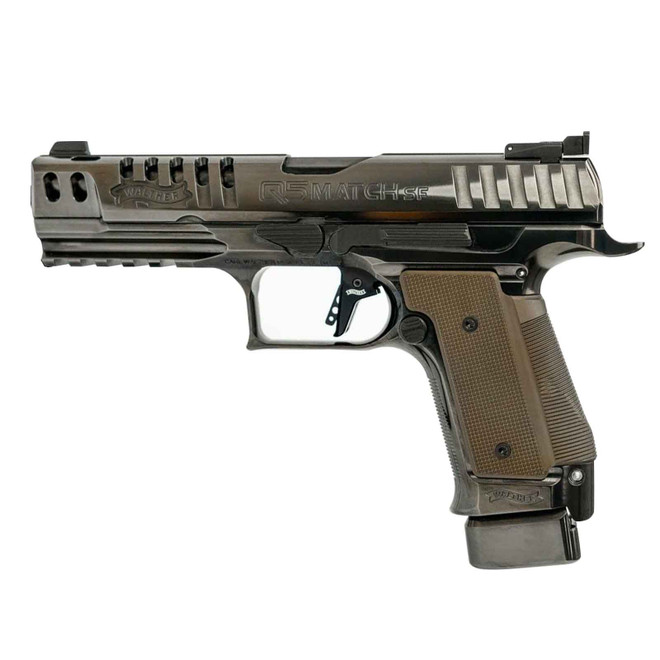 Walther 2844524 Meister Series PPQ Q5 Match SF 9mm, Black Diamond Edition