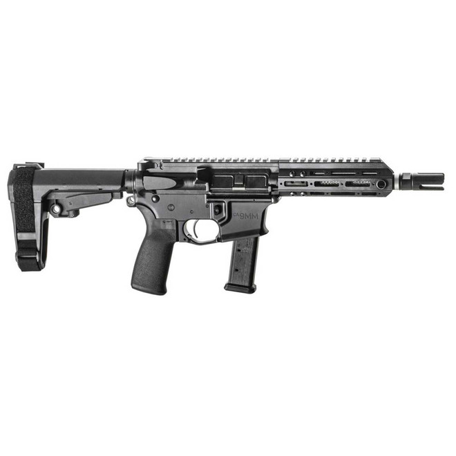 Christensen Arms CA9MM 9mm, 7.5" Barrel, SBA3, M-LOK, Black, 30rd