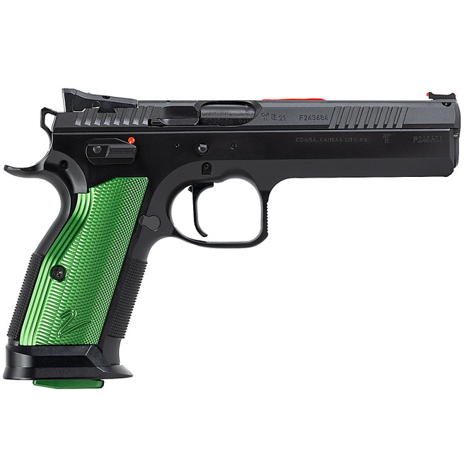 CZ 75 Tactical Sport 2 9mm 5.2" Barrel FO Front MTS Racing Green 20rd