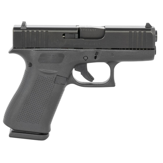 Glock G43X USA 9mm 3.41" Barrel Fixed Sights Black 10rd