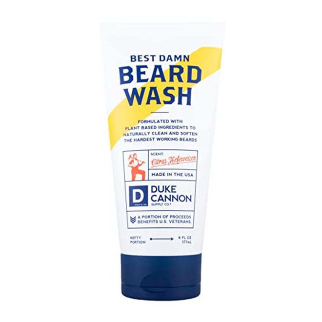 Duke Cannon Supply Co. Best Beard Wash, 6oz / Made with Natural and Organic Ingredients