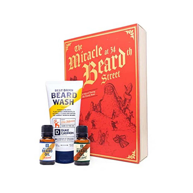 DUKE CANNON SUPPLY CO. HOLIDAY CLASSICS VOL 3 - MIRACLE ON 34 BEARDTH ST. BEARD GIFT SET