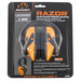 Walker's Razor Slim Electronic Muff Polymer 23 dB Over the Head Blaze Orange Ear Cups Adult